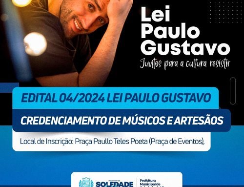 Edital Nº 04/2024 – Lei Paulo Gustavo